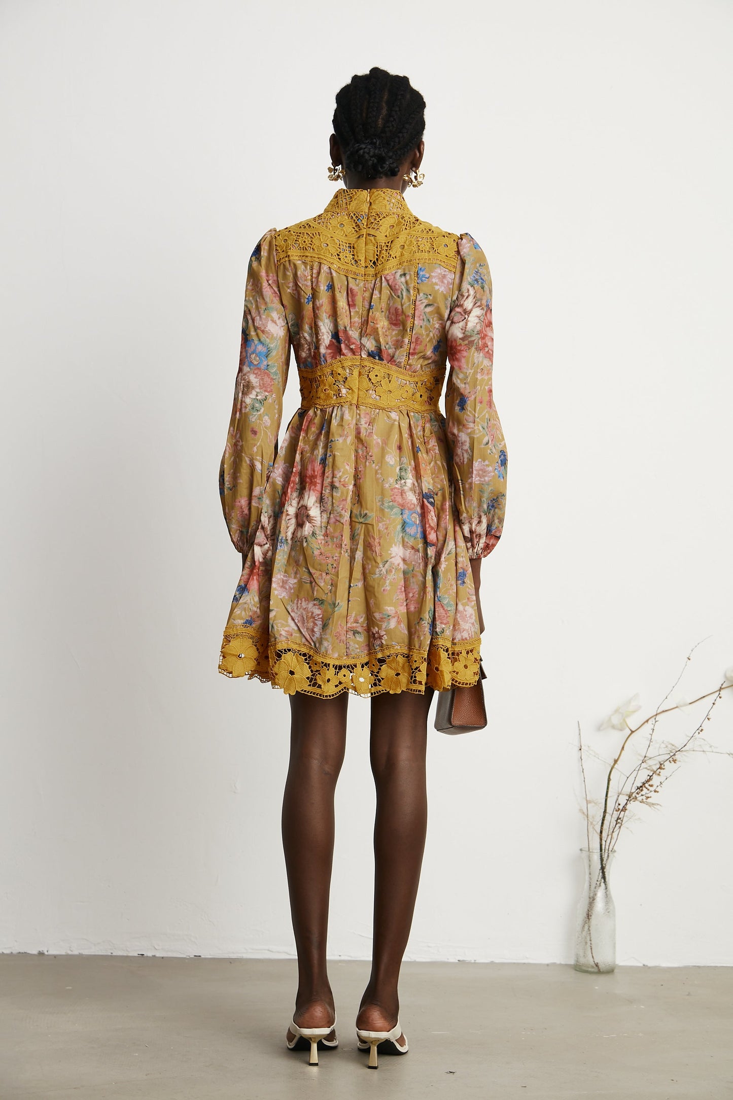Sarita floral-print mini dress