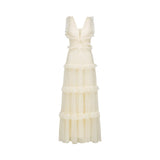 Sophina embellished ruffled maxi dress