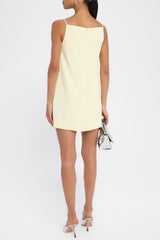 Aarnay Floral Appliqué Mini Dress