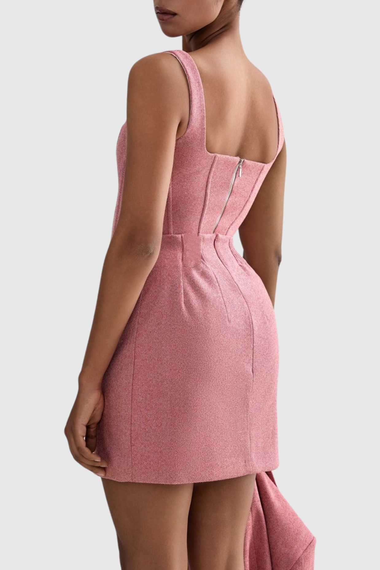 Armenb Corset Skirt Three Piece Set - Pink