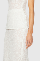 Beckie Lace Top - White