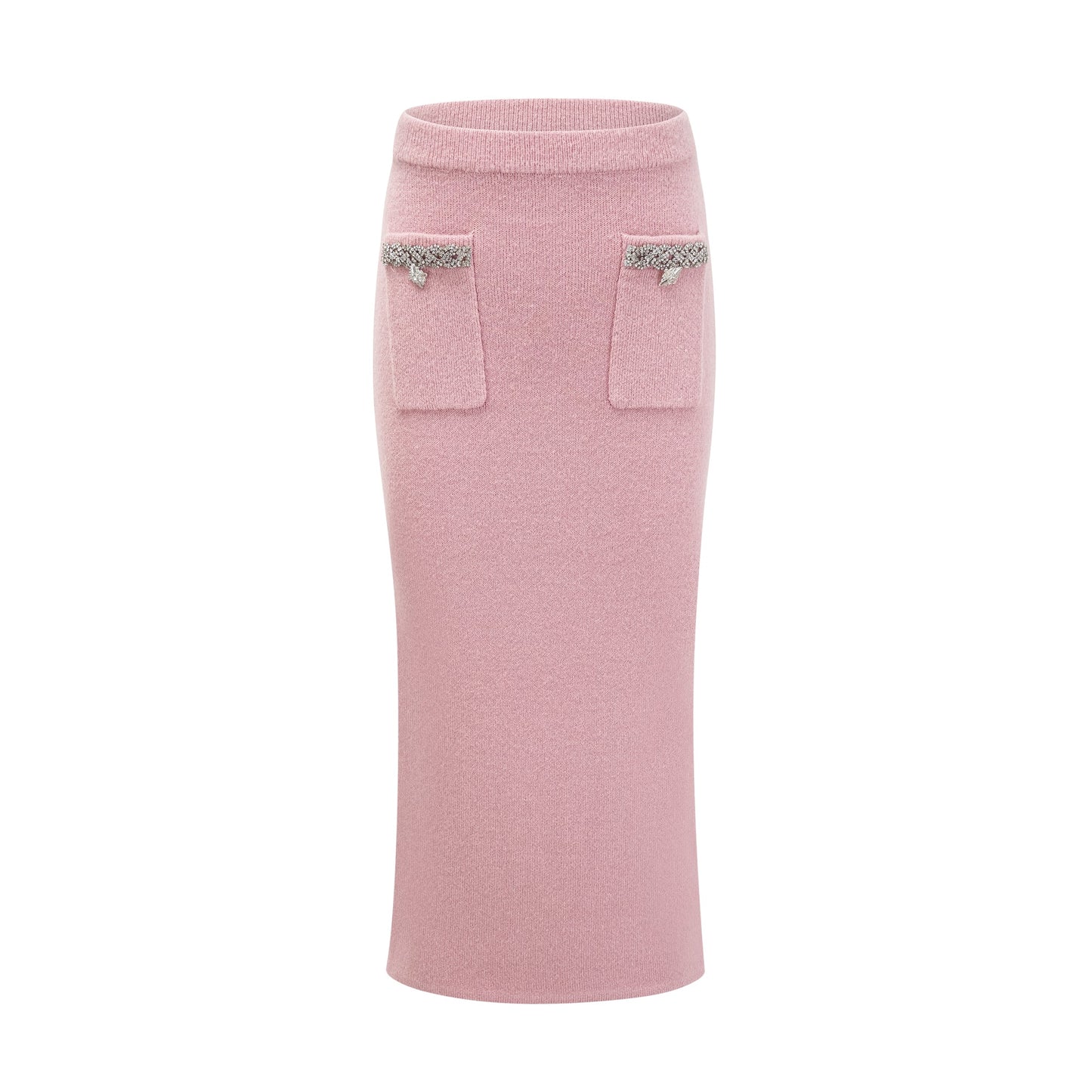 Renée pink embellished jacket & skirt matching set