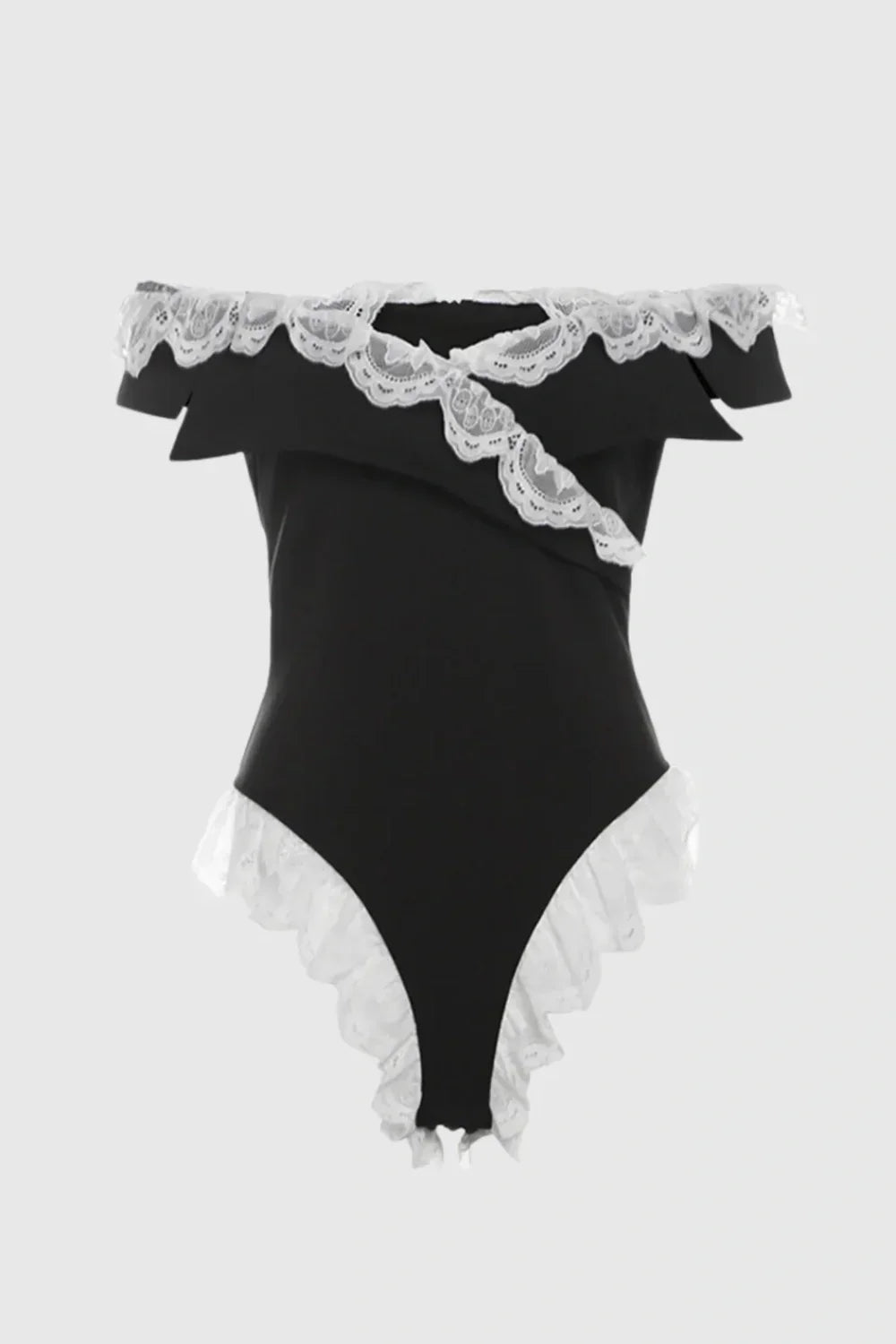 Dolley Lace Off Shoulder Bodysuit