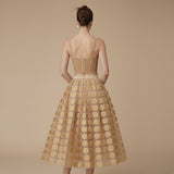 Celie Ruffled Textured Two-Piece Set