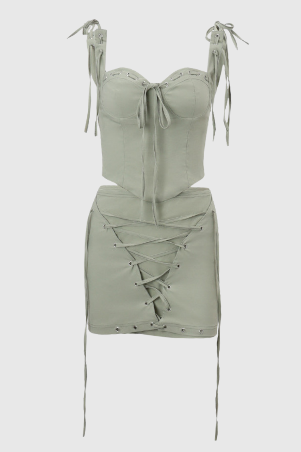 Everla Lace Up Set
