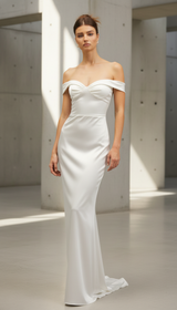 Maxi Dress For Women, Fashion, Strapless, High Waist, Party Dress