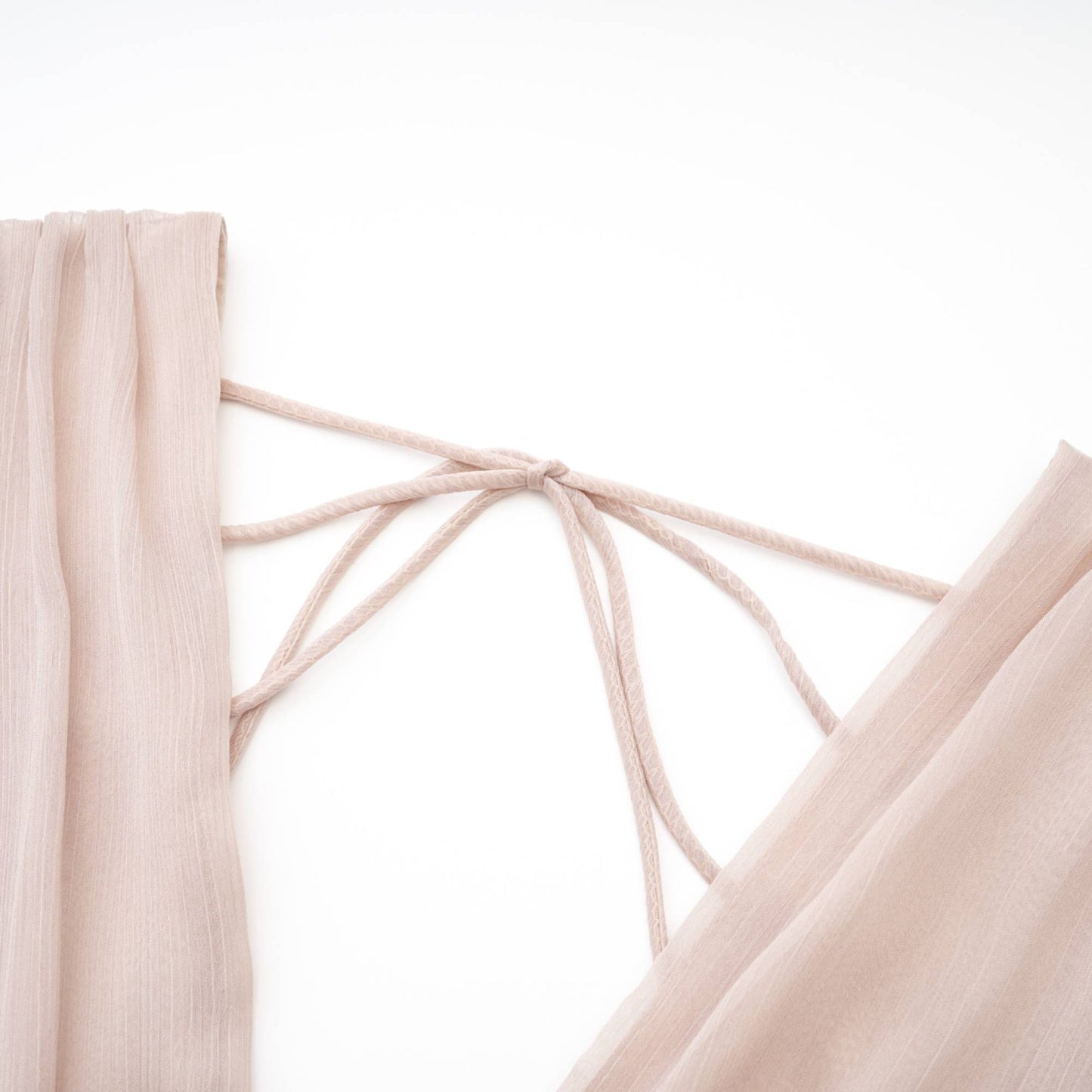 Kordney pink layered ruffled long-sleeve mini dress