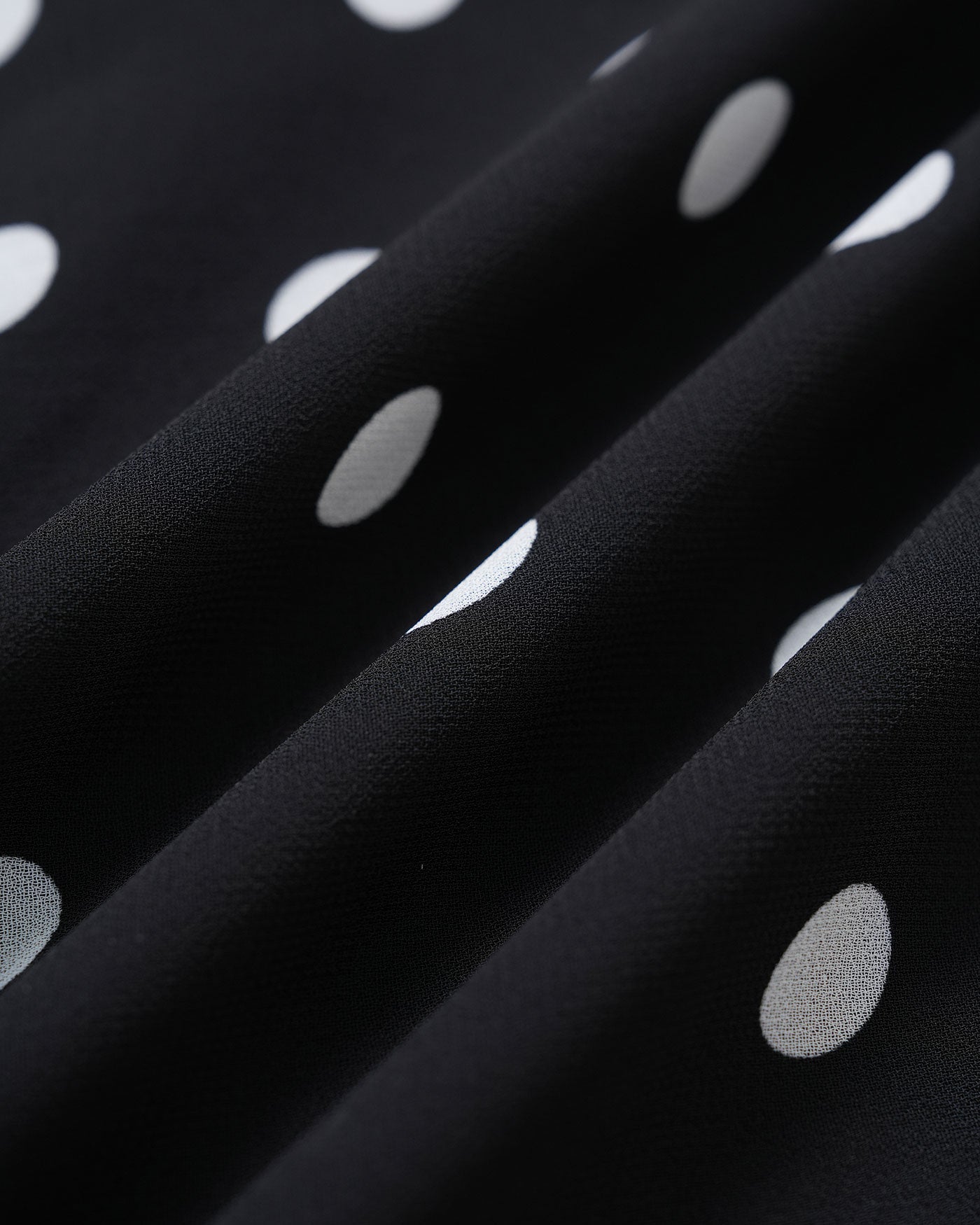 Black Polka Dot Slip Maxi Dress