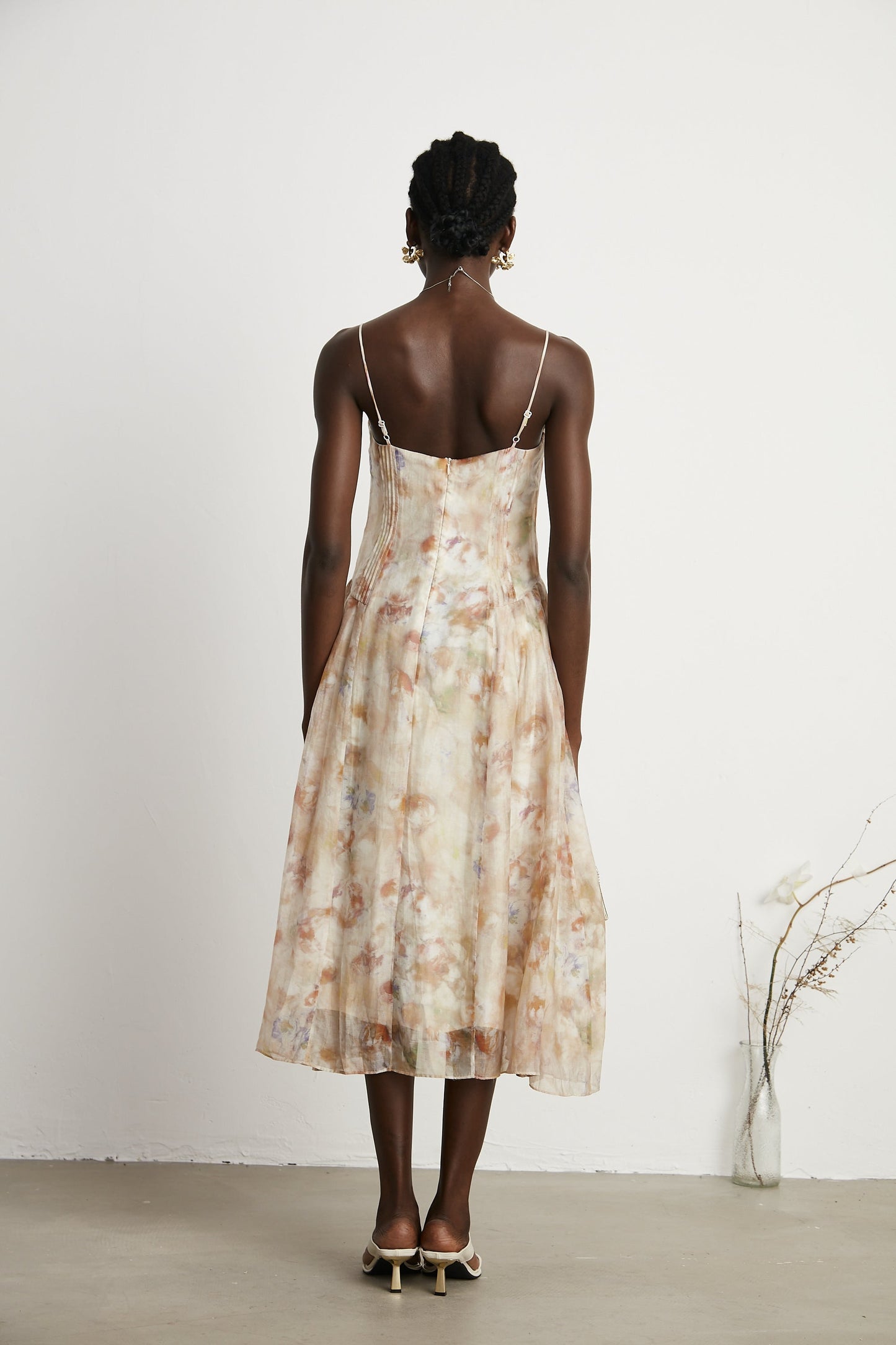 Lucena floral-print midi dress
