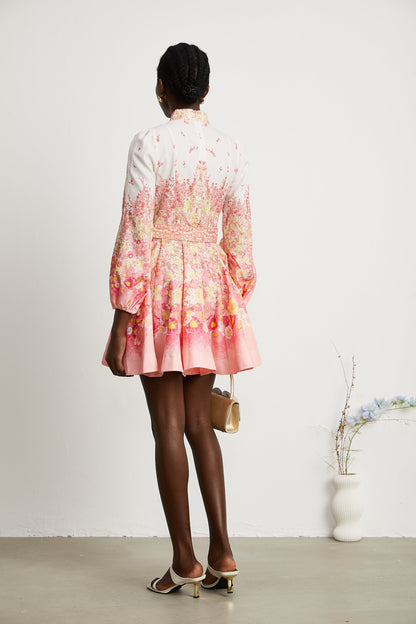 Keria floral-print mini dress