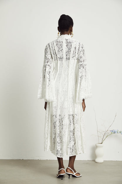 Céline lace cut-out midi dress