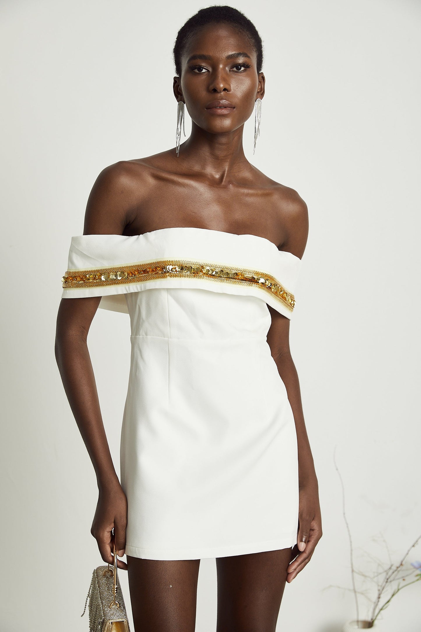 Avalon sequin-embellished mini dress