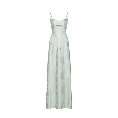 Adabella floral maxi dress in purple