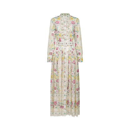 Désirée pleated floral-print midi dress