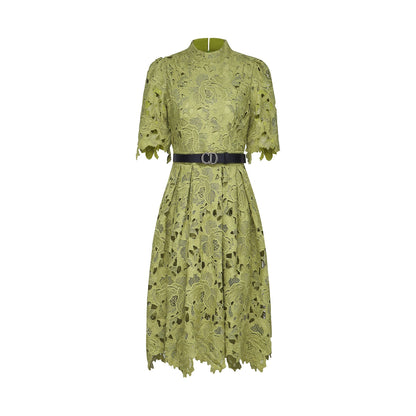 Valérie cut-out embroidered mini dress