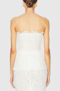 Beckie Lace Top - White