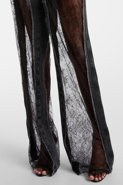 Bionne Lace Panel Jeans