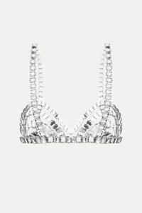 Cael Crystal Bra - Silver