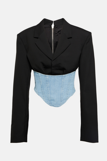 Catalina Patchwork Denim Pants