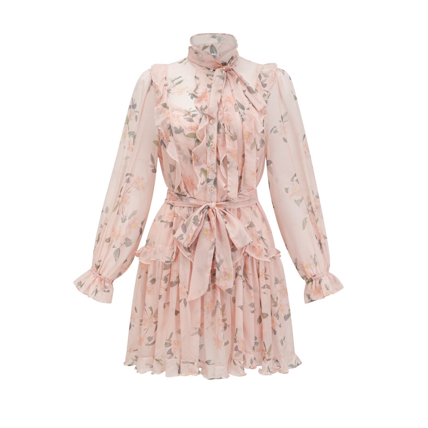 Chantal ruffled mini dress