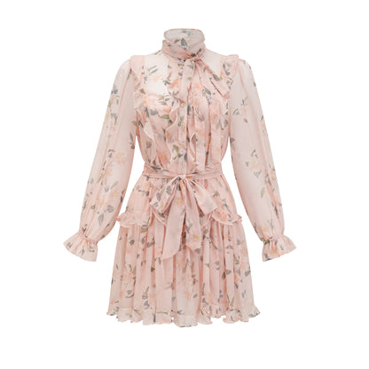 Chantal ruffled mini dress