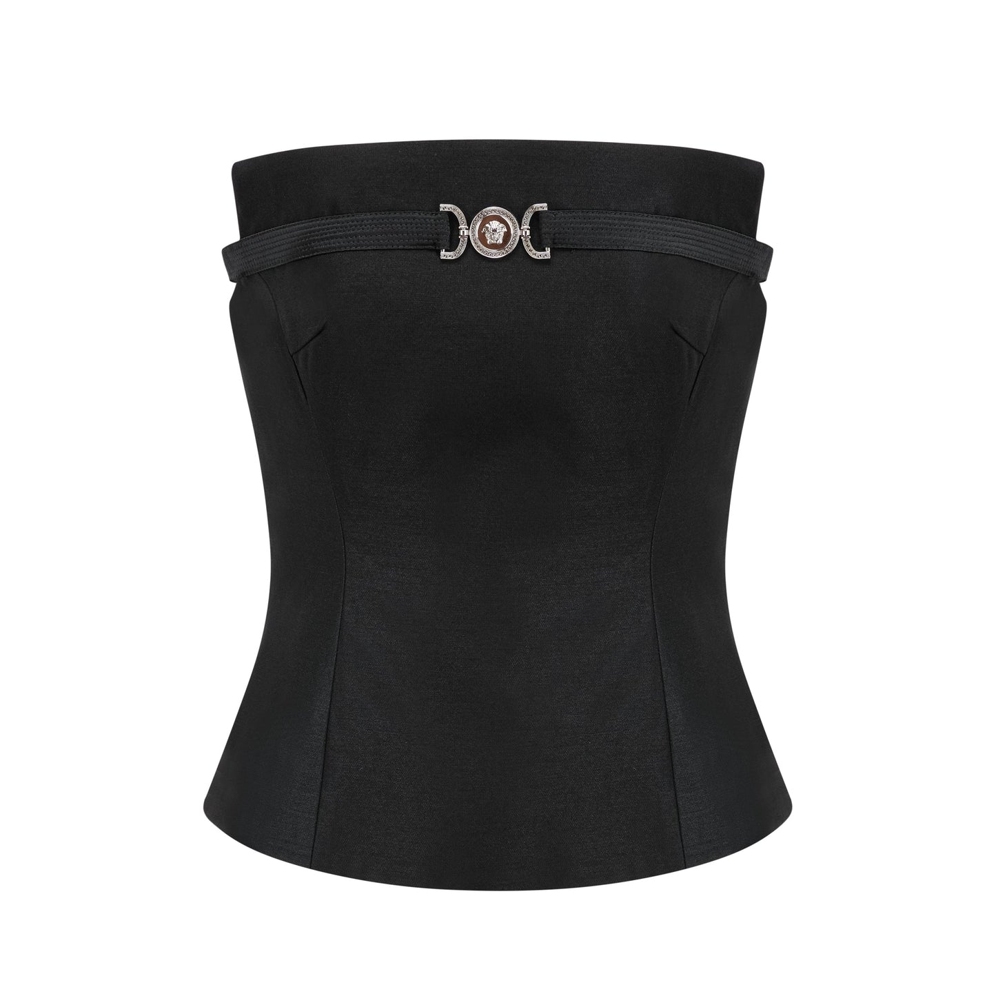 Margaux black top & skirt matching set