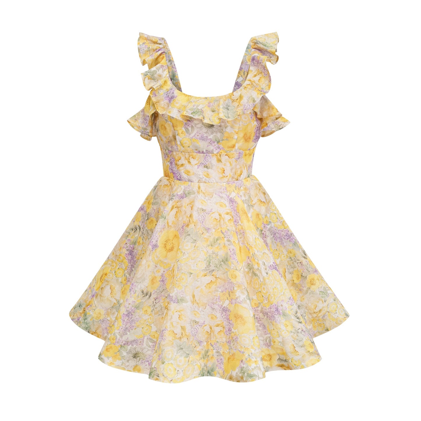 Gigou frilled mini dress