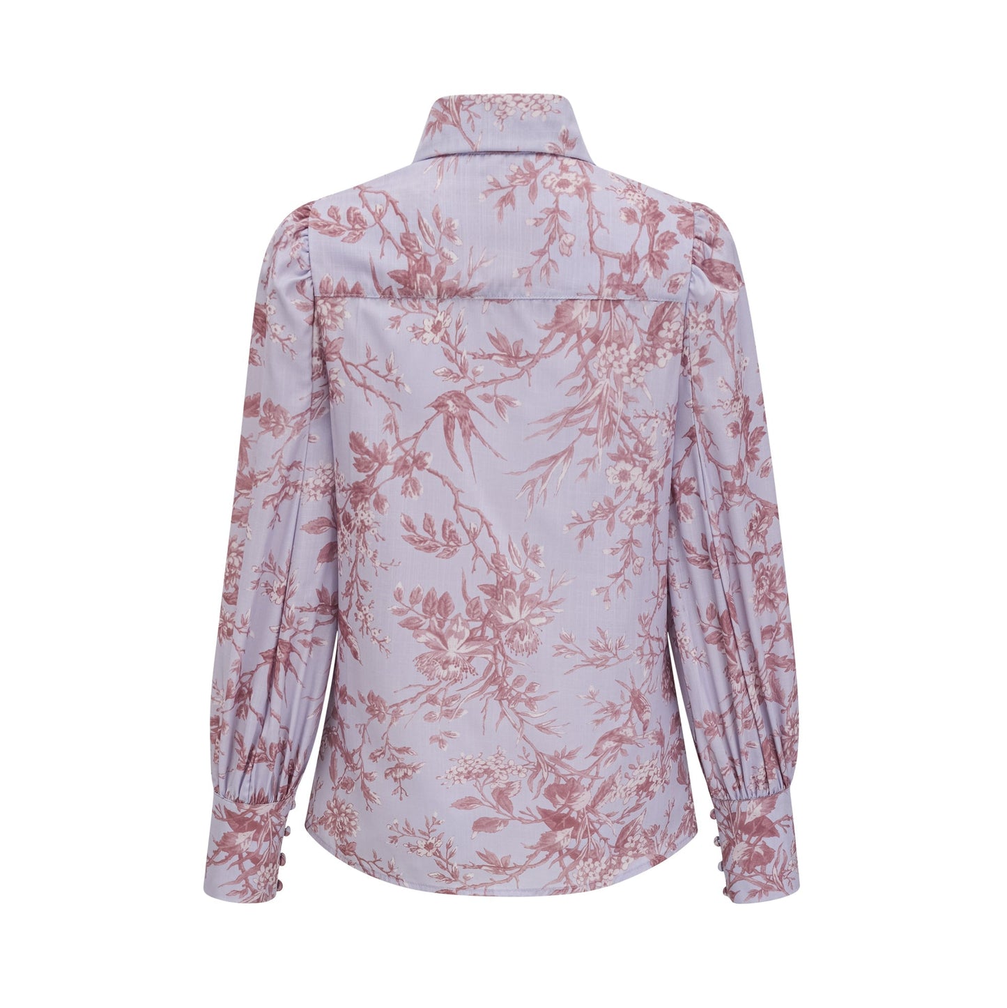 Isabeau floral-print shirt & skirt matching set