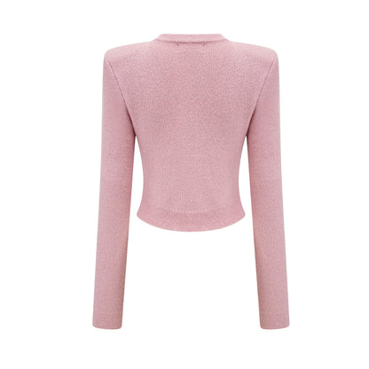 Renée pink embellished jacket & skirt matching set