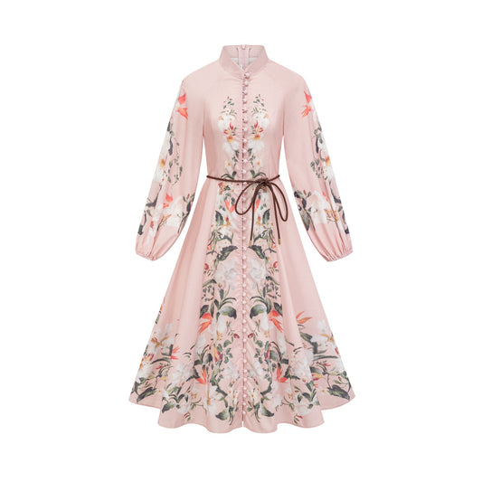 Aviana floral-print midi dress
