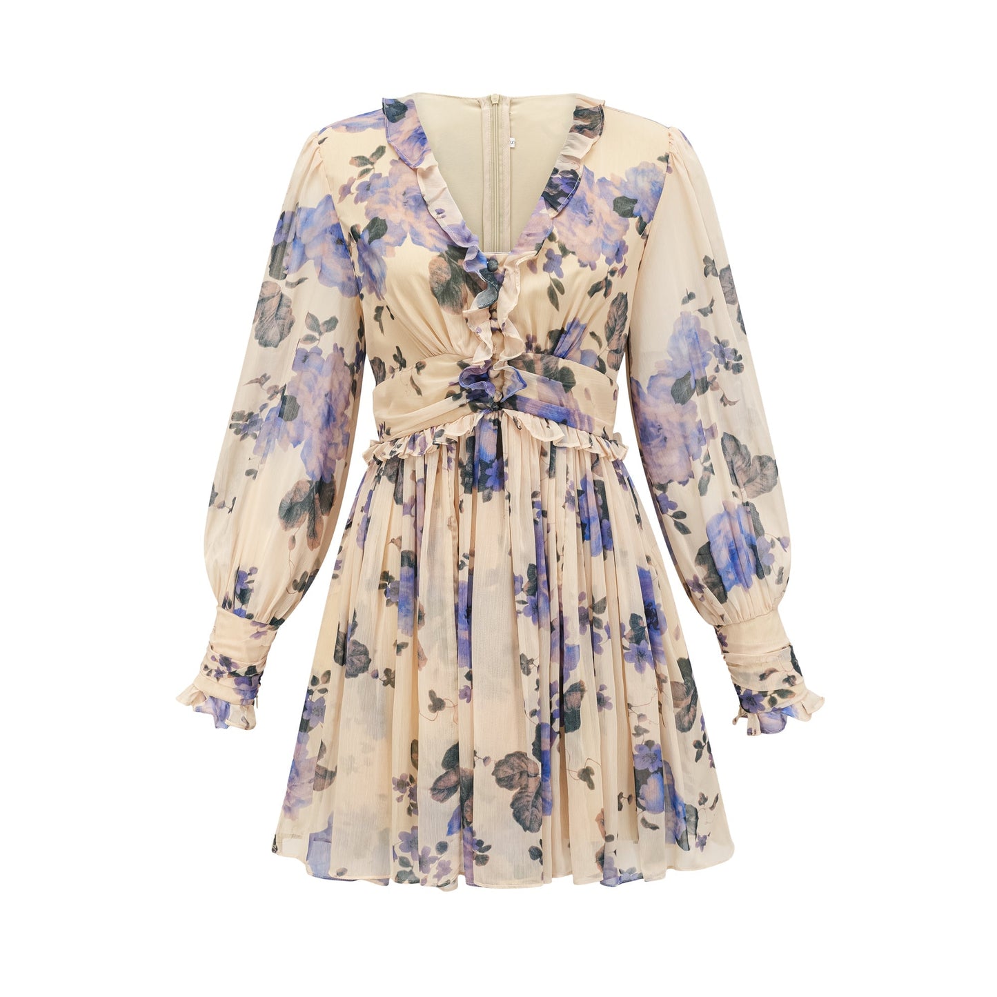Robyn floral-print mini dress