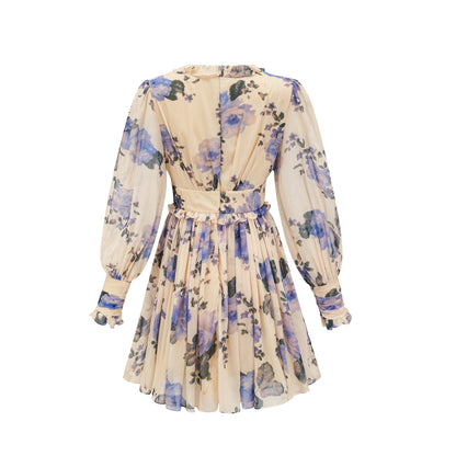 Robyn floral-print mini dress