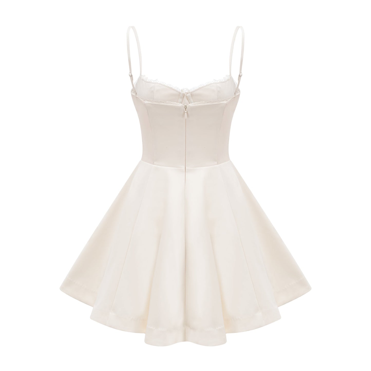Saira tulle flared mini dress