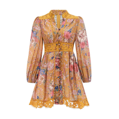 Sarita floral-print mini dress