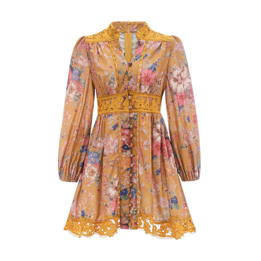 Sarita floral-print mini dress