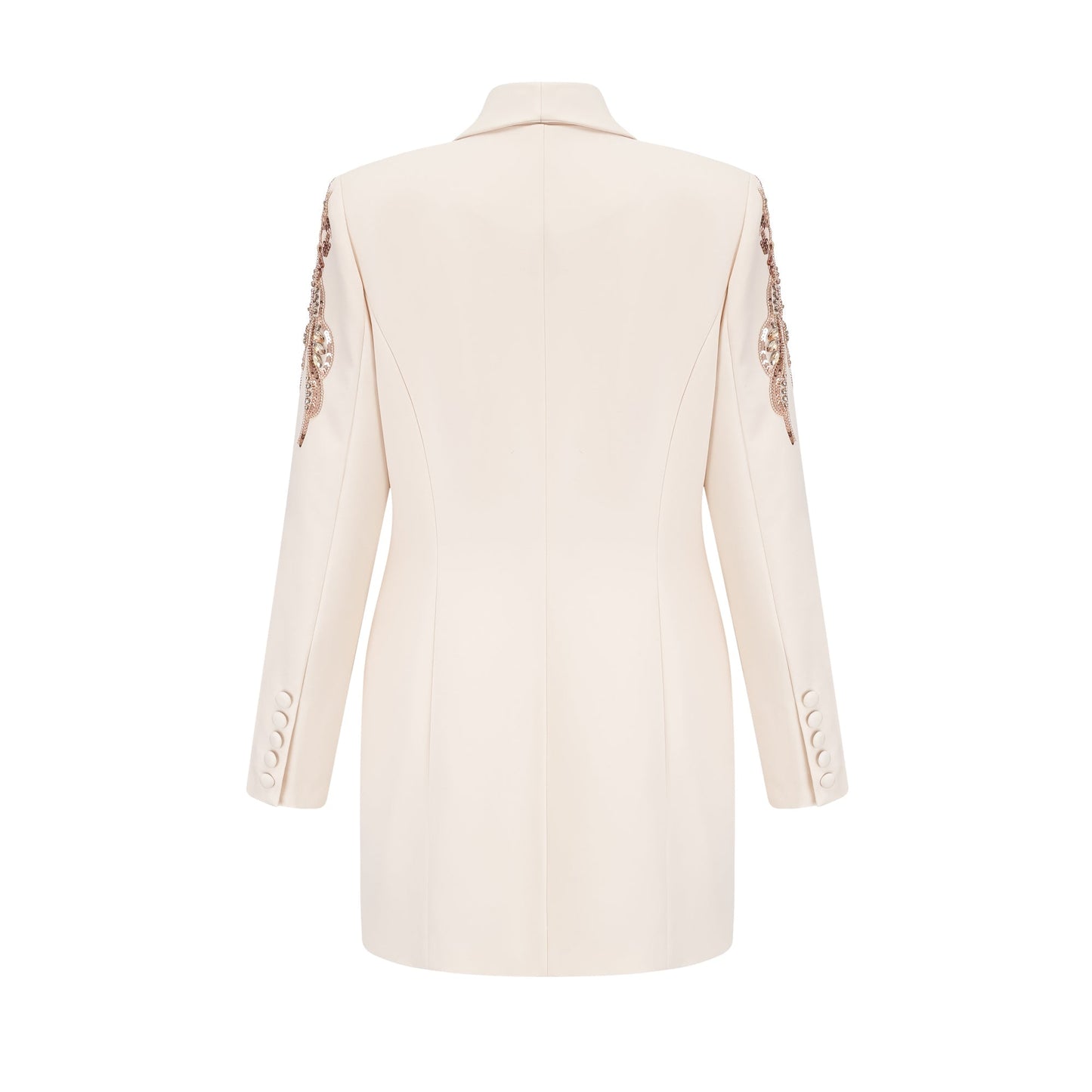 Éléna embellished sequined blazer dress
