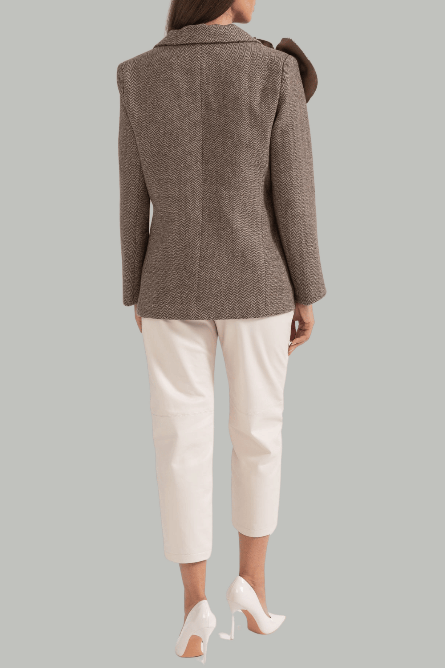 Daivya Floral Appliqué Blazer