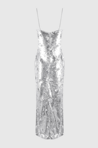 Ericka Floral Sequin Maxi Dress