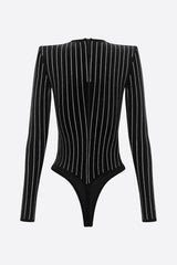 Gantha Crystal Embellished Bodysuit