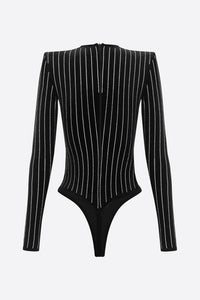 Gantha Crystal Embellished Bodysuit
