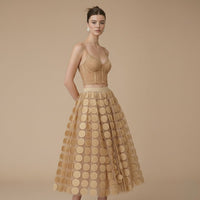Celie Ruffled Textured Two-Piece Set