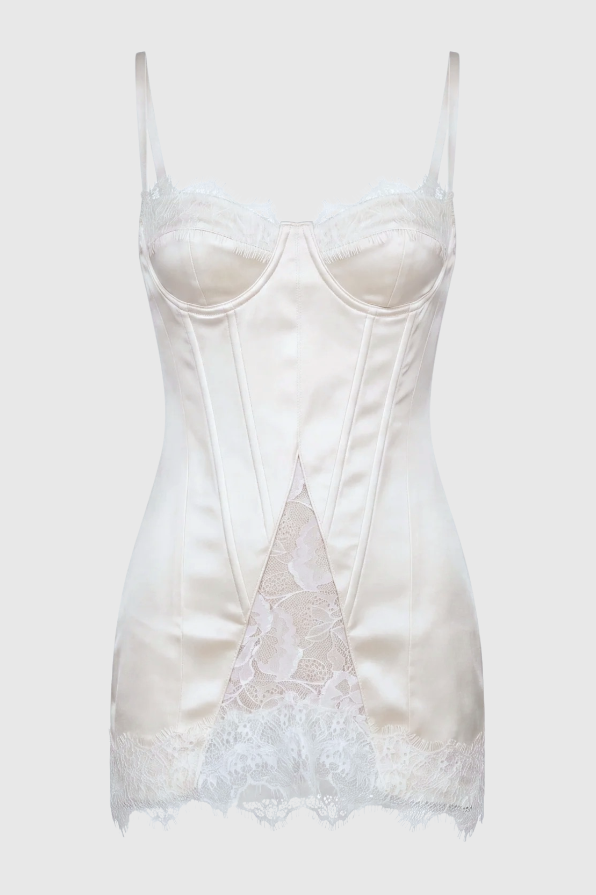 Hakore Lace Corset Mini Dress