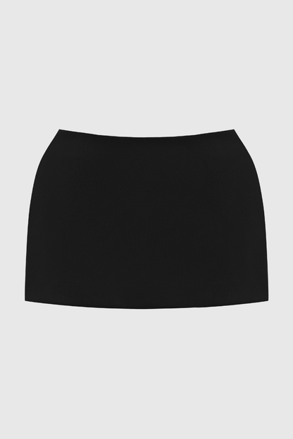 Jristella Corset Blazer & Mini Skirt Set - Black