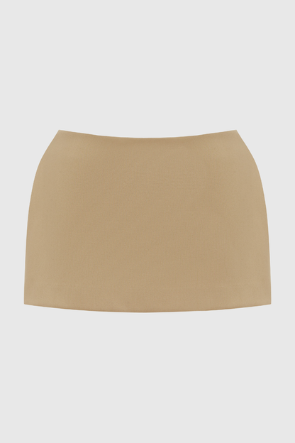 Jristella Corset Blazer & Mini Skirt Set - Khaki
