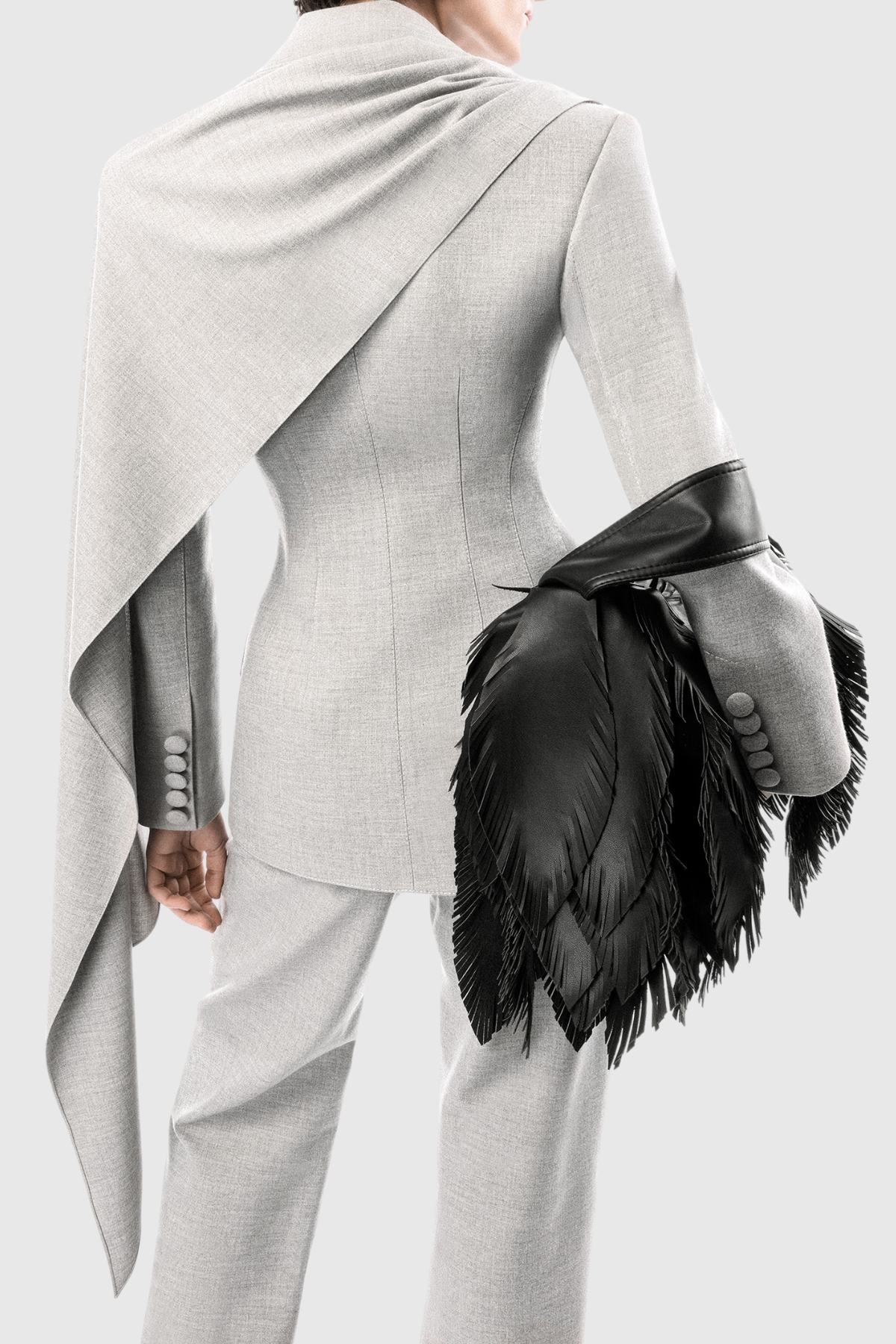 Jylia Scarf Blazer