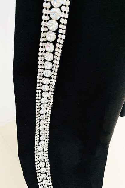 Leanna Diamante Embroidered Blazer
