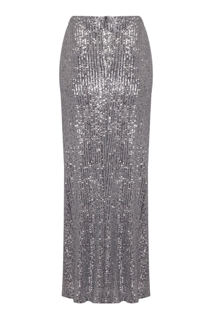 Lyric Sequin Floral Slit Maxi Skirt