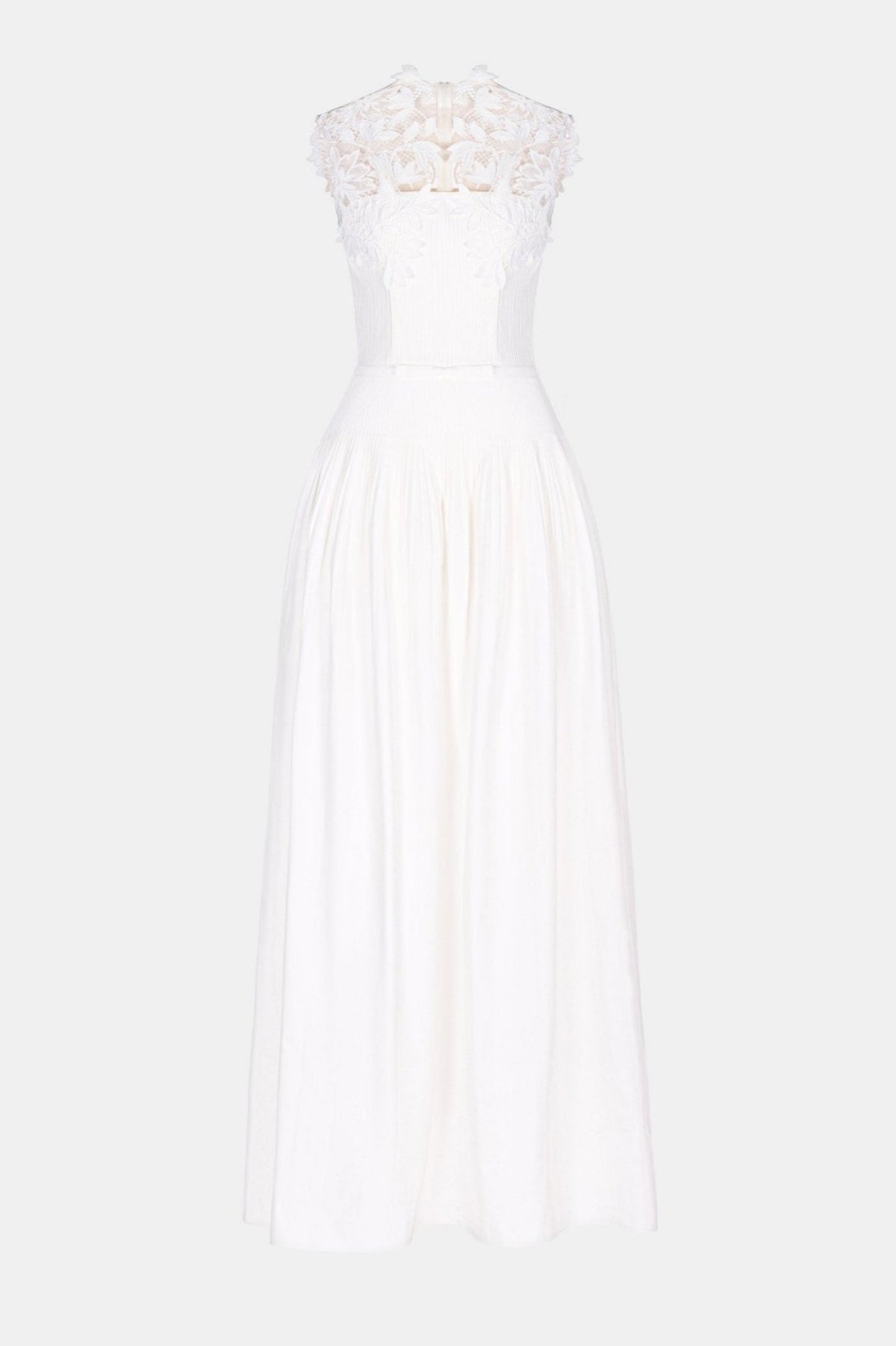 Ragiel Floral Lace Sleeveless Maxi Dress