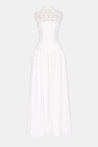 Ragiel Floral Lace Sleeveless Maxi Dress