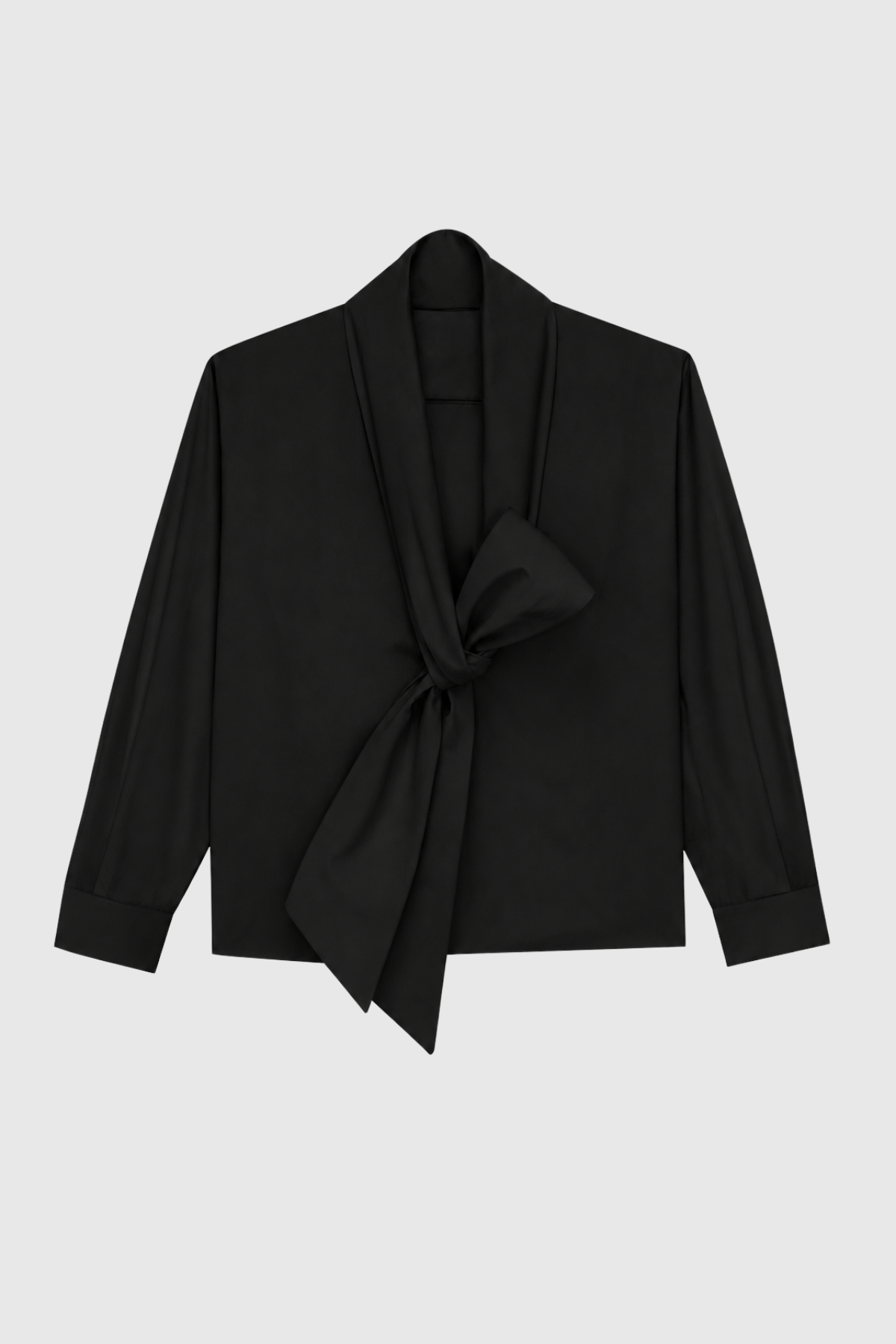 Rowana Bow Embellished Shirt - Black